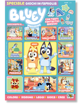 Bluey Magazine n. 18 con Set da spesa